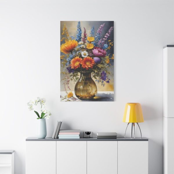 91655-42.jpg Wildflowers Still Life Art Standard Canvas
