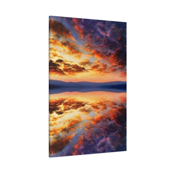 91655-5.jpg Water Reflection Sunset Standard Canvas