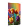 Rainbow Tulips Standard Canvas