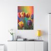 Rainbow Tulips Standard Canvas
