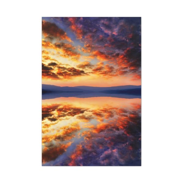 91655-6.jpg Water Reflection Sunset Standard Canvas