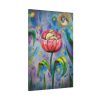 Tulip Flower and Mouse at Night Standard Canvas