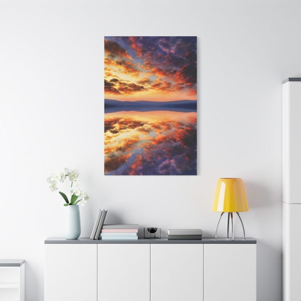 91655-7.jpg Water Reflection Sunset Standard Canvas