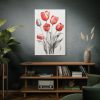 91655-79.jpg Sketch Art Tulips I Standard Canvas