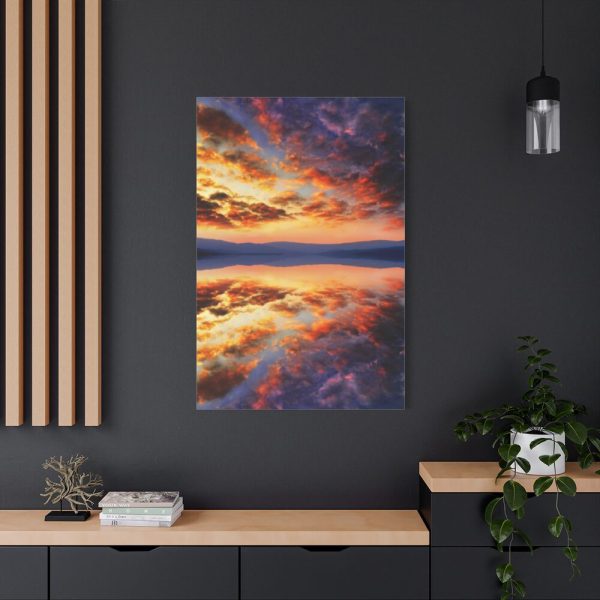91655-8.jpg Water Reflection Sunset Standard Canvas