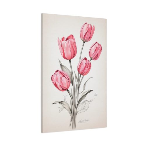 91655-80.jpg Sketch Art Tulips II Standard Canvas