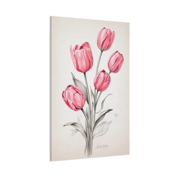 91655-80.jpg Sketch Art Tulips II Standard Canvas