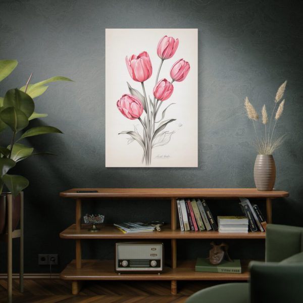 91655-84.jpg Sketch Art Tulips II Standard Canvas