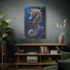 91655-89.jpg Seahorses in Ocean Water Standard Canvas