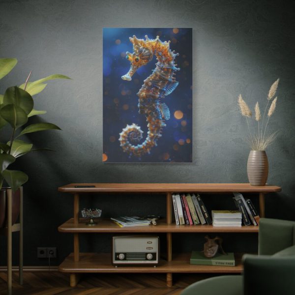 91655-89.jpg Seahorses in Ocean Water Standard Canvas