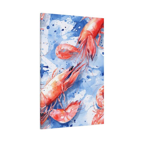 Seamless Lobster Nautical Standard Canvas