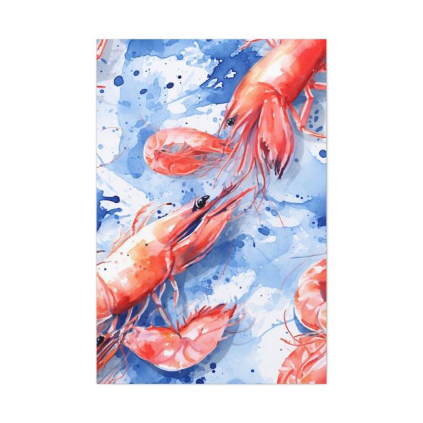 Seamless Lobster Nautical Standard Canvas