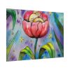 Tulip Flower and Mouse at Night Poster