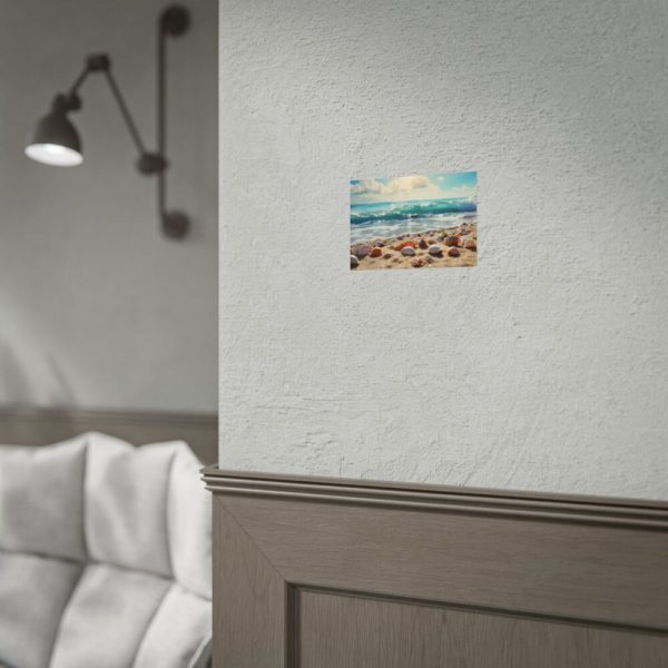 Sandy Beach With Seashells II Poster