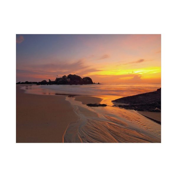 Sunrise Sleeping Giant Seascape Poster