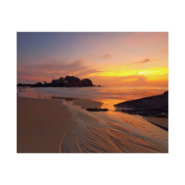 Sunrise Sleeping Giant Seascape Poster