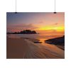 Sunrise Sleeping Giant Seascape Poster