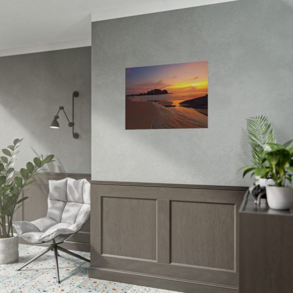 Sunrise Sleeping Giant Seascape Poster