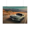 92408-136.jpg Mustang on the Road Poster