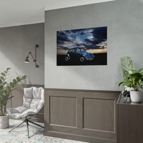 Historically Old Car Poster