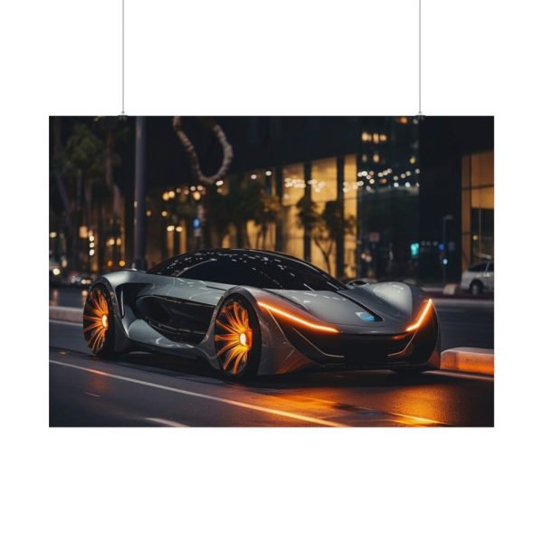 Futuristic Sports Car III Poster