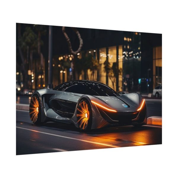 Futuristic Sports Car III Poster