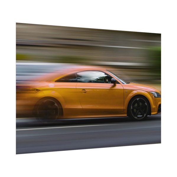 92408-207.jpg Fast Sport Car on Road Poster