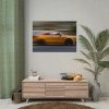 92408-208.jpg Fast Sport Car on Road Poster