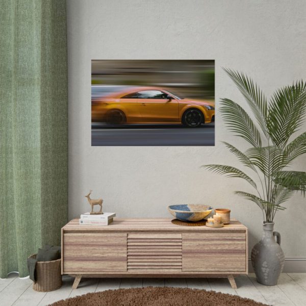 92408-208.jpg Fast Sport Car on Road Poster