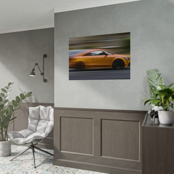 92408-209.jpg Fast Sport Car on Road Poster