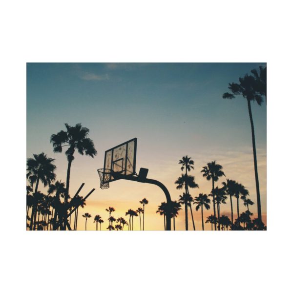 92408-215.jpg Silhouettes of a Basketball Court Poster