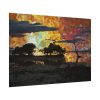 Landcape Sunset in Summer Poster