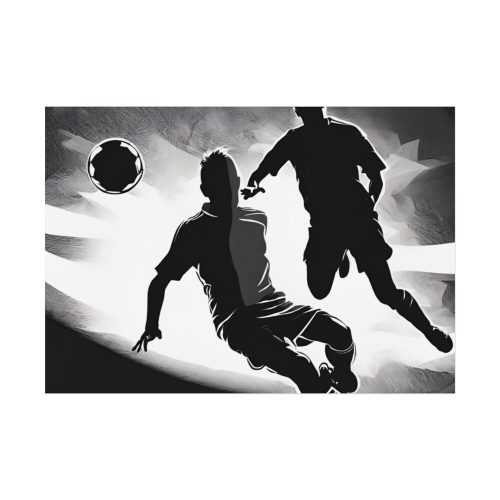 Soccer Players With The Ball Poster