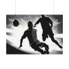 92408-221.jpg Soccer Players With The Ball Poster