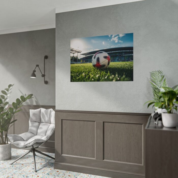 Soccer Ball On The Field Poster - Image 5