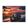 92408-240.jpg Vintage Car Driving on Road Poster