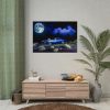 92408-278.jpg Muscle Car Under a Full Moon Poster