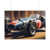 Old Racing Vintage Car Poster