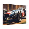 Old Racing Vintage Car Poster