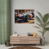 Old Racing Vintage Car Poster