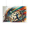 Dynamic Sport Scene Poster