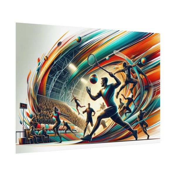 Dynamic Sport Scene Poster