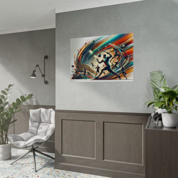 Dynamic Sport Scene Poster