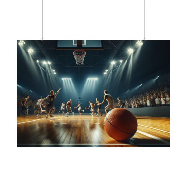 92408-316.jpg Energy and Excitement of a Basketball Game Poster