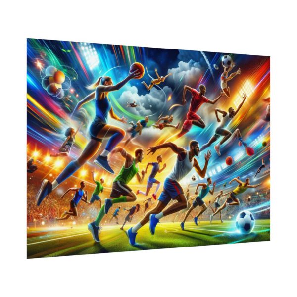 92408-352.jpg Sport Scene Capturing the Excitement and Energy of Athletes Poster