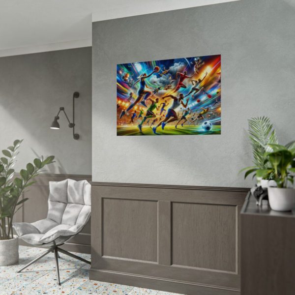 92408-354.jpg Sport Scene Capturing the Excitement and Energy of Athletes Poster