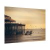 Pier Seagull Ocean Poster