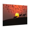 92408-47.jpg Horse Silhouette During Sunset Poster