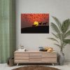 92408-48.jpg Horse Silhouette During Sunset Poster