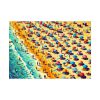 Aerial View of Vibrant Beach Scene Poster